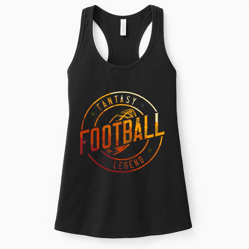 I Am A Fantasy Football Legend Retro Fantasy Football Womens Tank Top