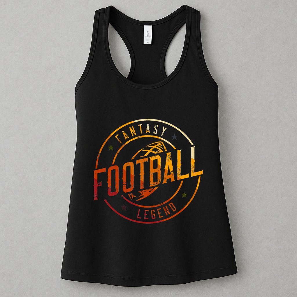 I Am A Fantasy Football Legend Retro Fantasy Football Womens Tank Top