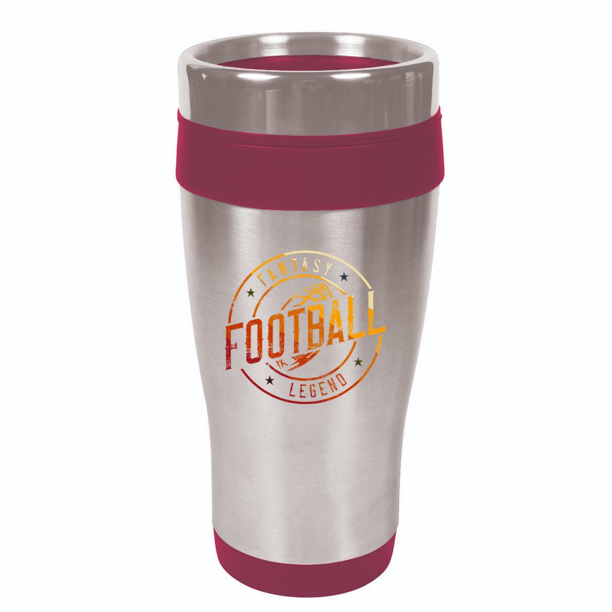 I Am A Fantasy Football Legend Retro Fantasy Football 16oz Travel Tumbler