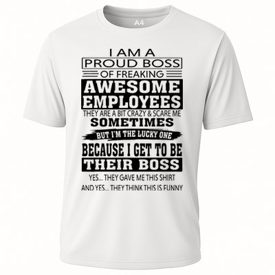 I Am A Proud Boss Of Freaking Awesome Employees Performance Shirt