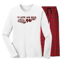 I Ate A 96er Women's Long Sleeve Flannel Pajama Set 