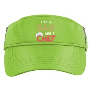 I Am A Dad And A Chef Cooking Father Gift Funny Gift Adult Drive Performance Visor