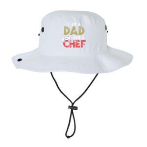 I Am A Dad And A Chef Cooking Father Gift Funny Gift Legacy Cool Fit Booney Bucket Hat