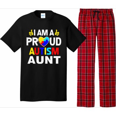 I Am A Proud Autism Aunt Pajama Set