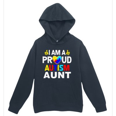 I Am A Proud Autism Aunt Urban Pullover Hoodie