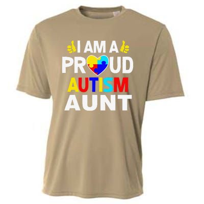 I Am A Proud Autism Aunt Cooling Performance Crew T-Shirt