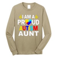 I Am A Proud Autism Aunt Long Sleeve Shirt