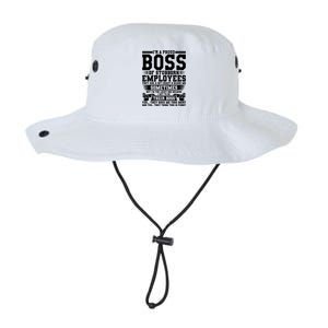 I Am A Proud Boss Of Stubborn Employees They Are Bit Crazy Gift Legacy Cool Fit Booney Bucket Hat