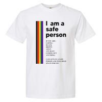 I Am A Safe Person Ally LGBT Proud Gay Lesbian LGBT Month Garment-Dyed Heavyweight T-Shirt