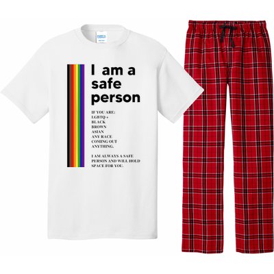 I Am A Safe Person Ally LGBT Proud Gay Lesbian LGBT Month Pajama Set