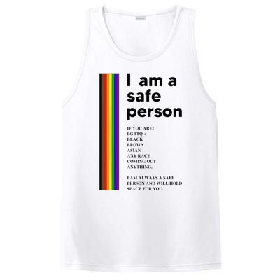 I Am A Safe Person Ally LGBT Proud Gay Lesbian LGBT Month PosiCharge Competitor Tank