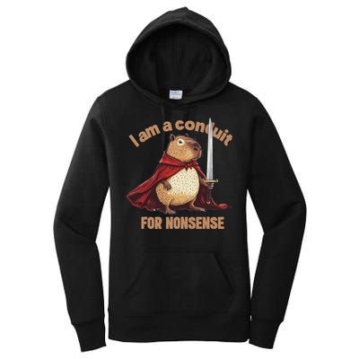 I Am A Conduit For Nonsense Women's Pullover Hoodie