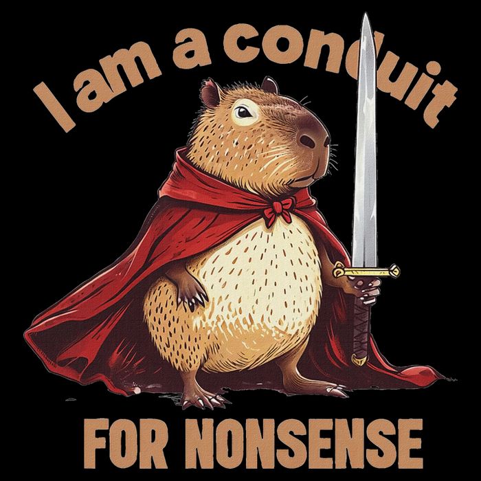 I Am A Conduit For Nonsense Youth Performance Sprint T-Shirt