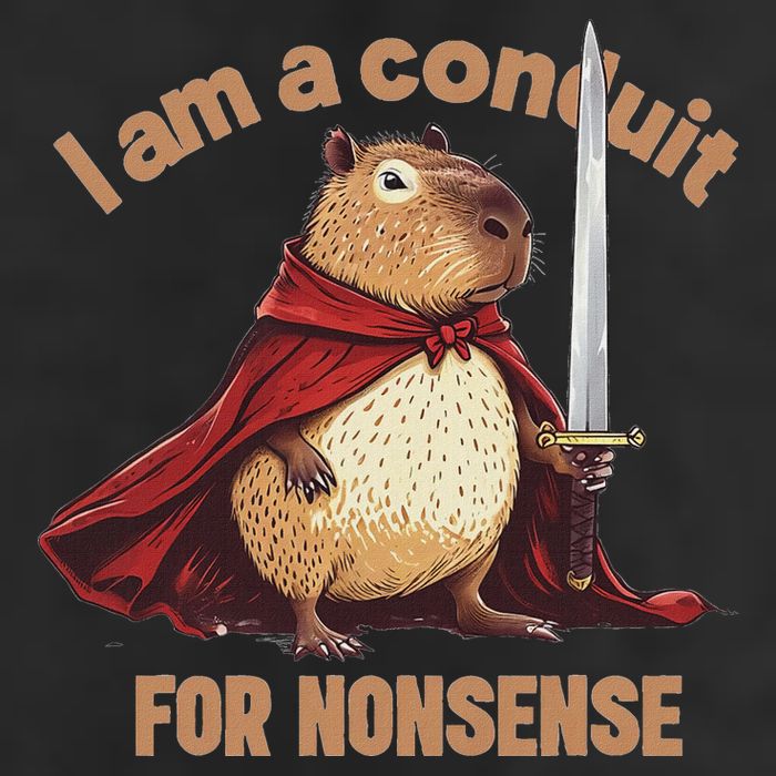 I Am A Conduit For Nonsense Golf Towel