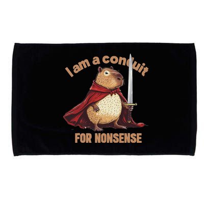 I Am A Conduit For Nonsense Microfiber Hand Towel