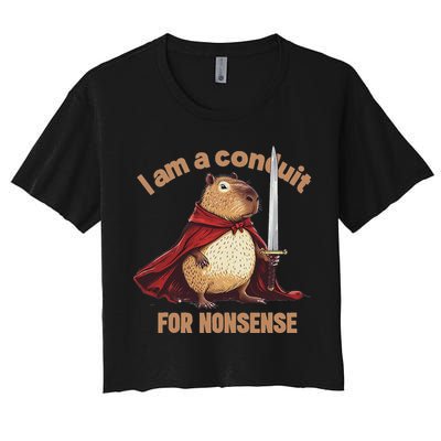 I Am A Conduit For Nonsense Crop Top