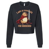 I Am A Conduit For Nonsense Cropped Pullover Crew