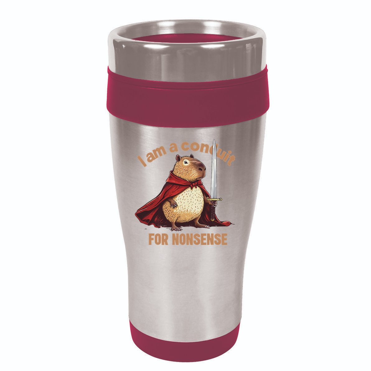 I Am A Conduit For Nonsense 16oz Travel Tumbler