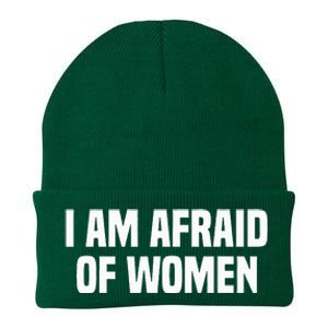 I Am Afraid Of Women Funny Knit Cap Winter Beanie