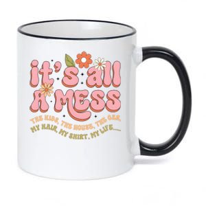 ItS All A Mess MotherS Day Hot Mess Mom 11oz Black Color Changing Mug