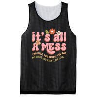 ItS All A Mess MotherS Day Hot Mess Mom Mesh Reversible Basketball Jersey Tank