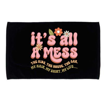 ItS All A Mess MotherS Day Hot Mess Mom Microfiber Hand Towel