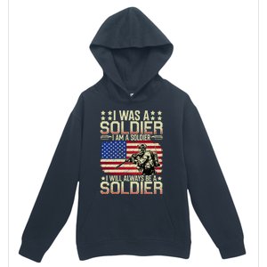 I Am A Soldier USA Veteran T Urban Pullover Hoodie