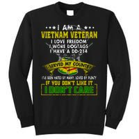 I Am A Vietnam Veteran I Served My Country Sweatshirt