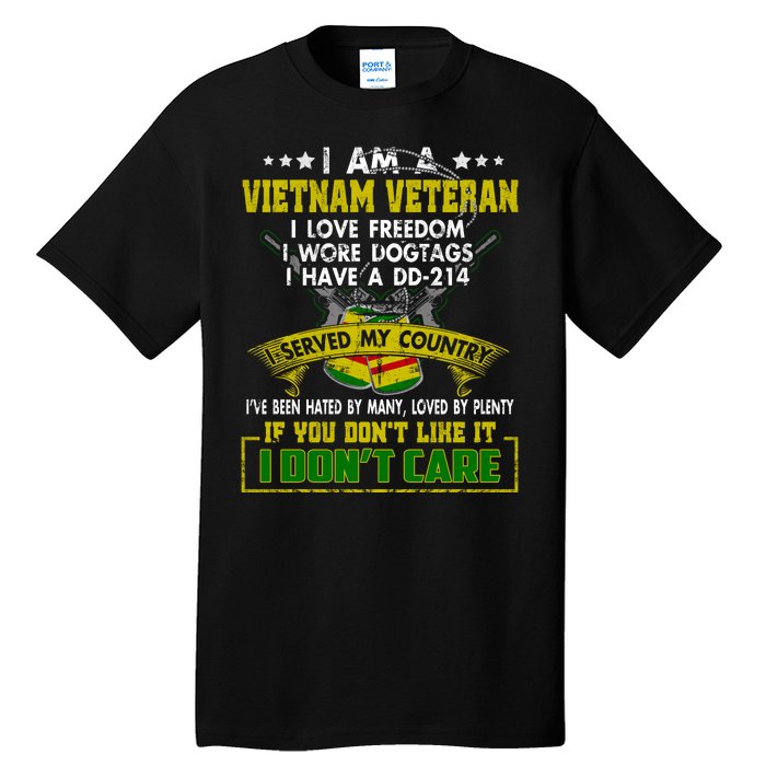 I Am A Vietnam Veteran I Served My Country Tall T-Shirt