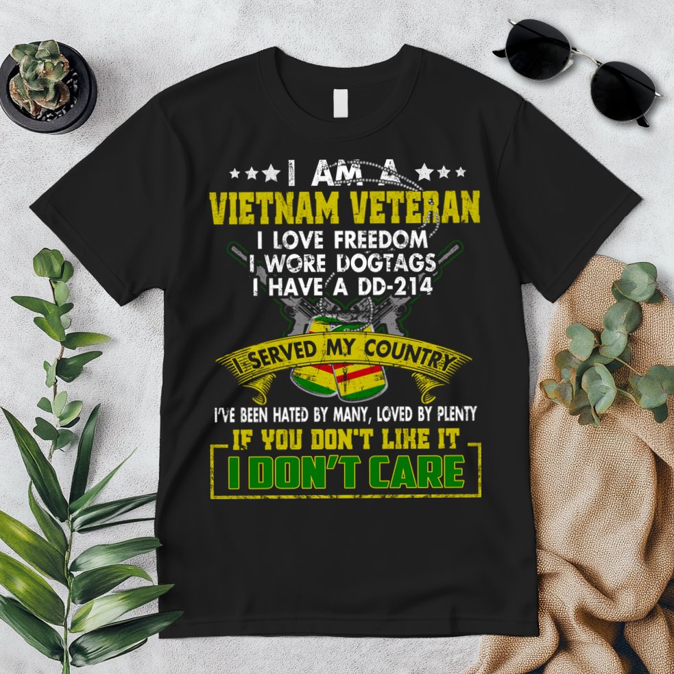 I Am A Vietnam Veteran I Served My Country Premium T-Shirt