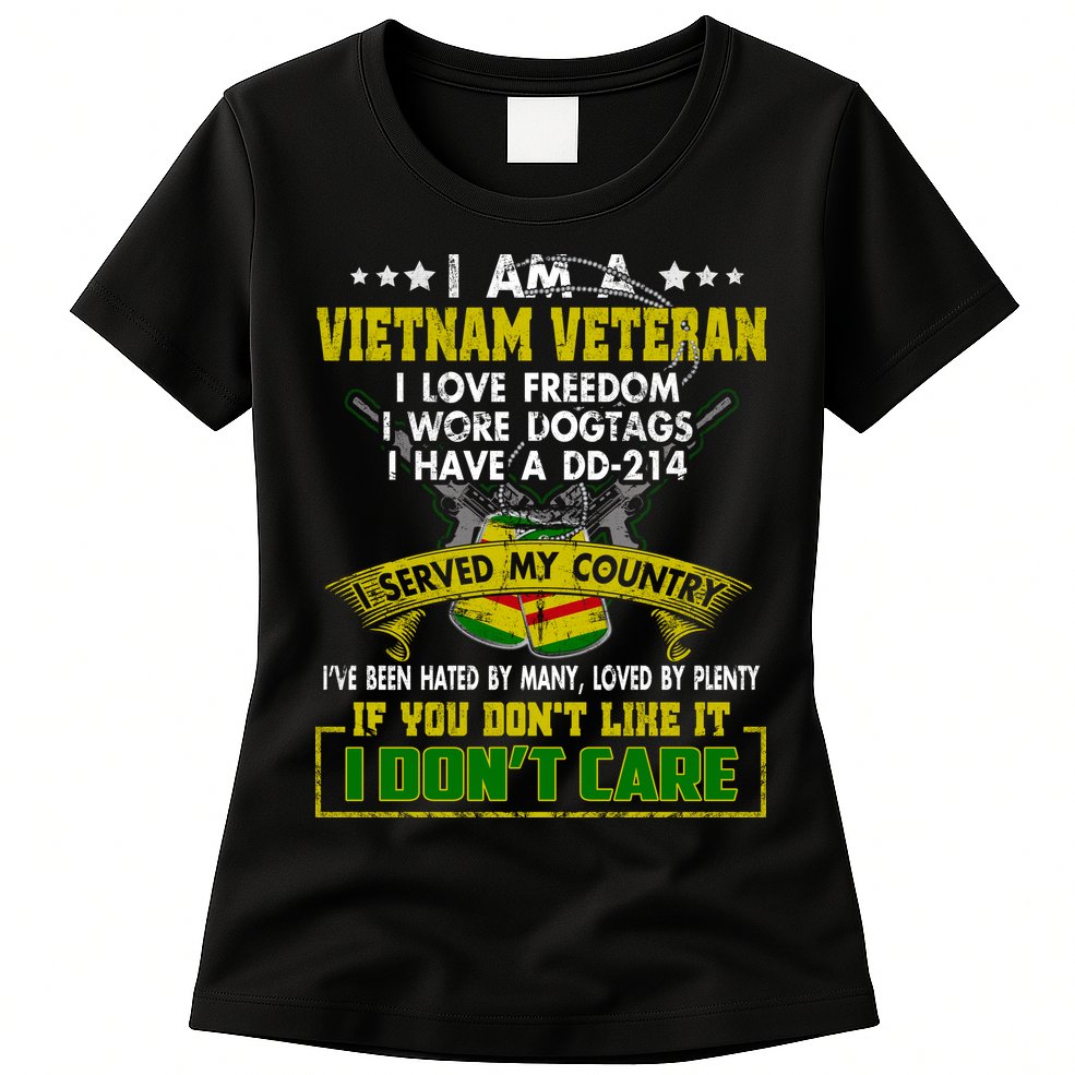 I Am A Vietnam Veteran I Served My Country Womens T-Shirt