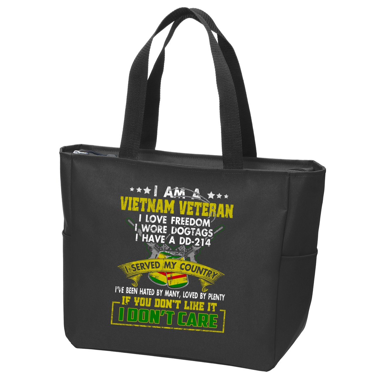 I Am A Vietnam Veteran I Served My Country Zip Tote Bag