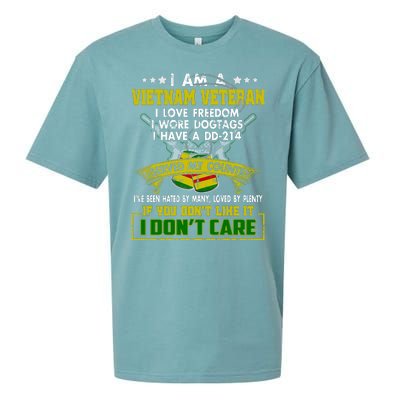 I Am A Vietnam Veteran I Served My Country Sueded Cloud Jersey T-Shirt