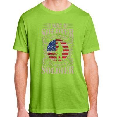 I Am A Soldier USA Veteran T Adult ChromaSoft Performance T-Shirt