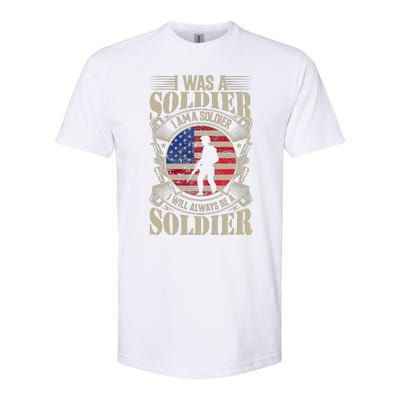 I Am A Soldier USA Veteran T Softstyle® CVC T-Shirt