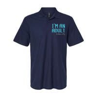 Im An Adult Technically Softstyle Adult Sport Polo