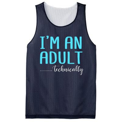 Im An Adult Technically Mesh Reversible Basketball Jersey Tank