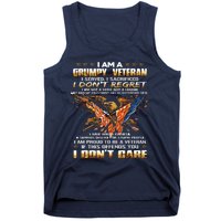 I Am A Grumpy Old Veteran I Served I Sacrificed Tank Top