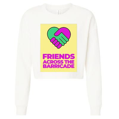 I Am A Derry Girl Friends Across The Barricade Cropped Pullover Crew