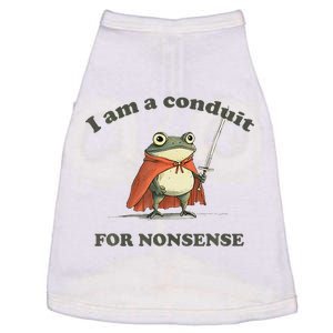 I Am A Conduit For Nonsense Funny Frog Doggie Tank