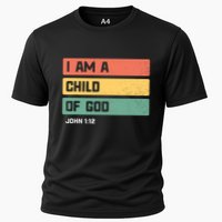 I Am A Child Of God Christian Bible Verse John 1:12 Cooling Performance Crew T-Shirt