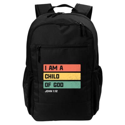 I Am A Child Of God Christian Bible Verse John 1:12 Backpack