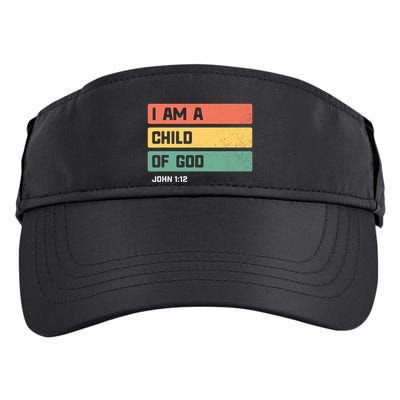 I Am A Child Of God Christian Bible Verse John 1:12 Adult Drive Performance Visor