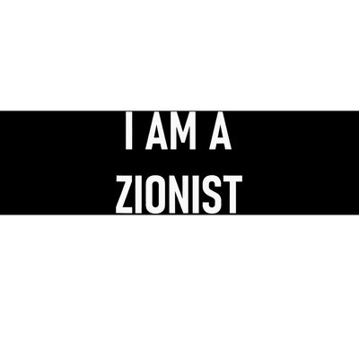 I Am A Zionist Bumper Sticker