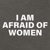 I Am Afraid Of Women Cotton Canvas Backpack