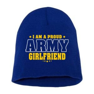 I Am A Proud Army Friend Patriotic Pride Military Couple Gift Short Acrylic Beanie