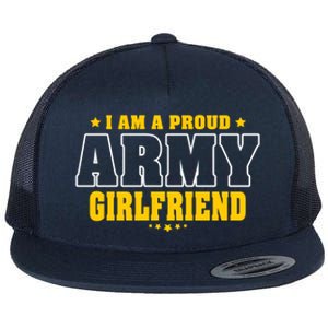 I Am A Proud Army Friend Patriotic Pride Military Couple Gift Flat Bill Trucker Hat