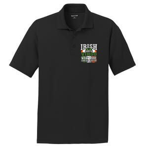 Irish And A Virgo Funny Flag Zodiac Facts Birthday Gift PosiCharge RacerMesh Polo