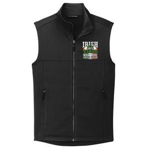 Irish And A Virgo Funny Flag Zodiac Facts Birthday Gift Collective Smooth Fleece Vest