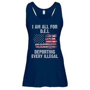 I Am All For Dei Deporting Every Illegal Ladies Essential Flowy Tank